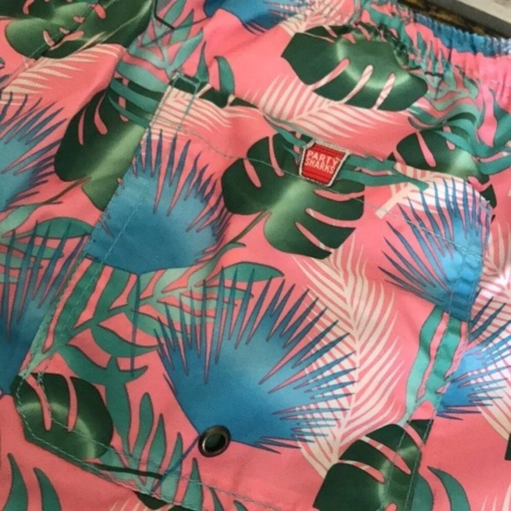 Party Sharks Swim Trunks